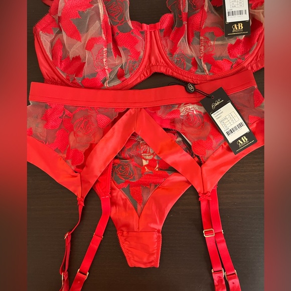 NWT Dita Von Tesse Rosabelle set in Flame red - Picture 5 of 7